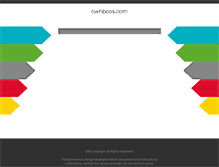 Tablet Screenshot of ownboss.com